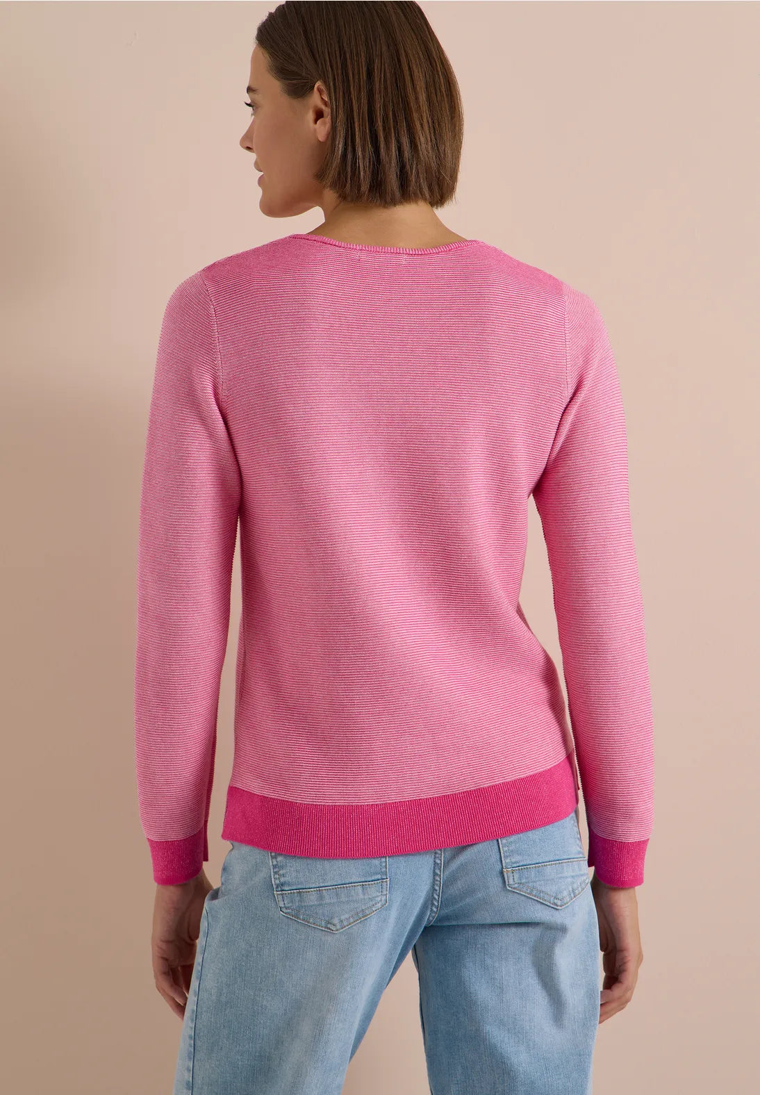 JERSEY DE PUNTO CUELLO EN V ALGODON CECIL