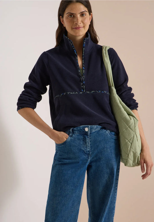 Sudadera Cecil de felpa estampada de leopardo