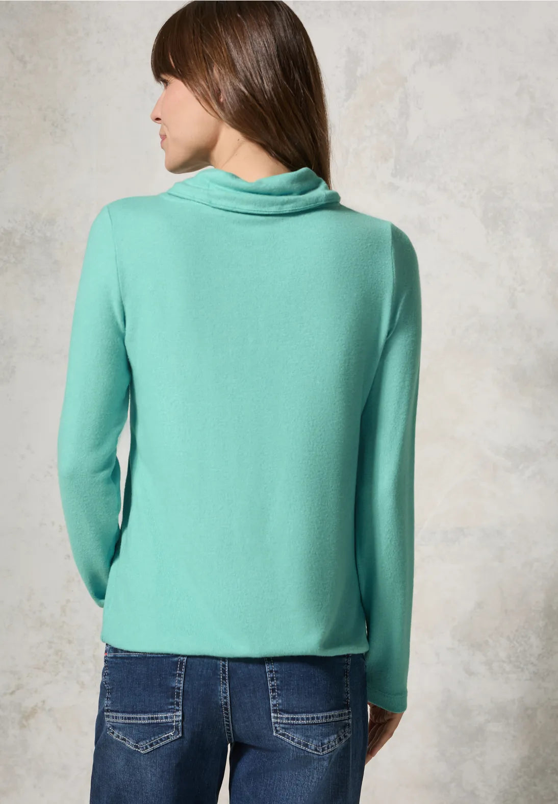 SUDADERA JERSEY CON CUELLO CHAL