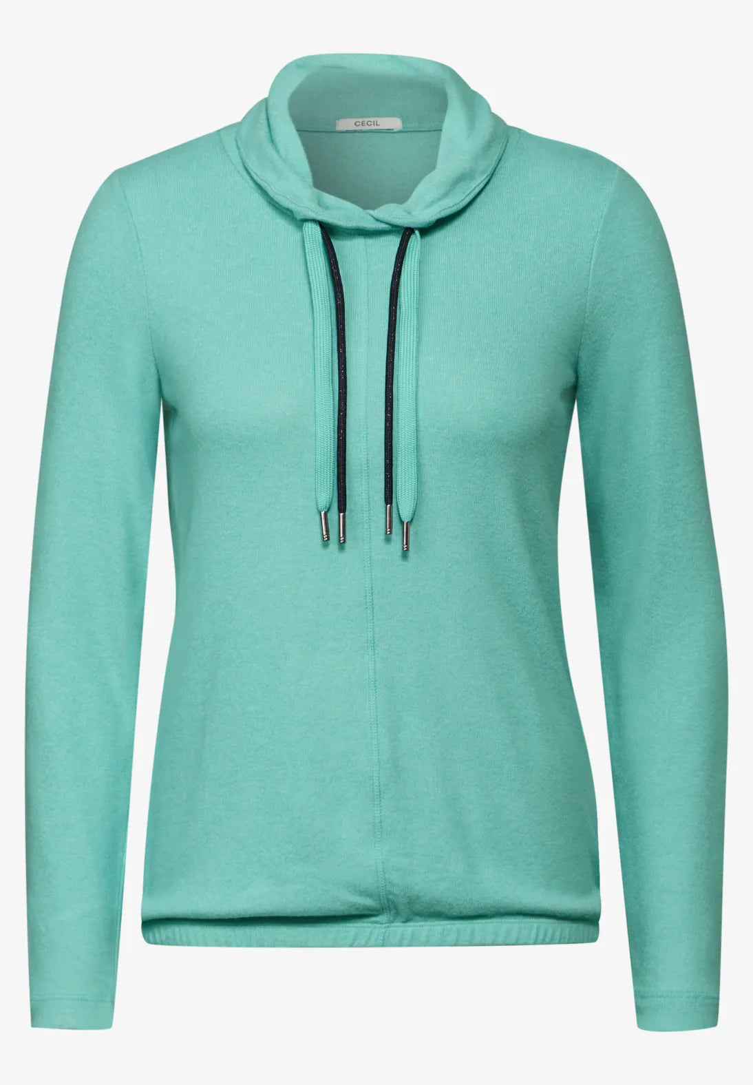 SUDADERA JERSEY CON CUELLO CHAL