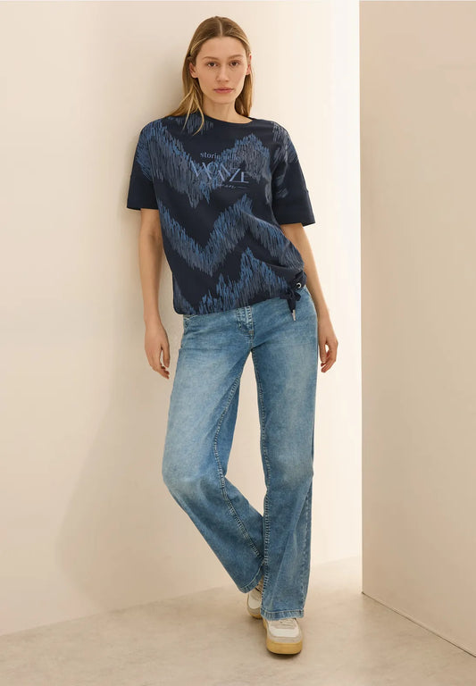 CECIL CAMISETA ESTAMPADO GRAFICO ELASTICA