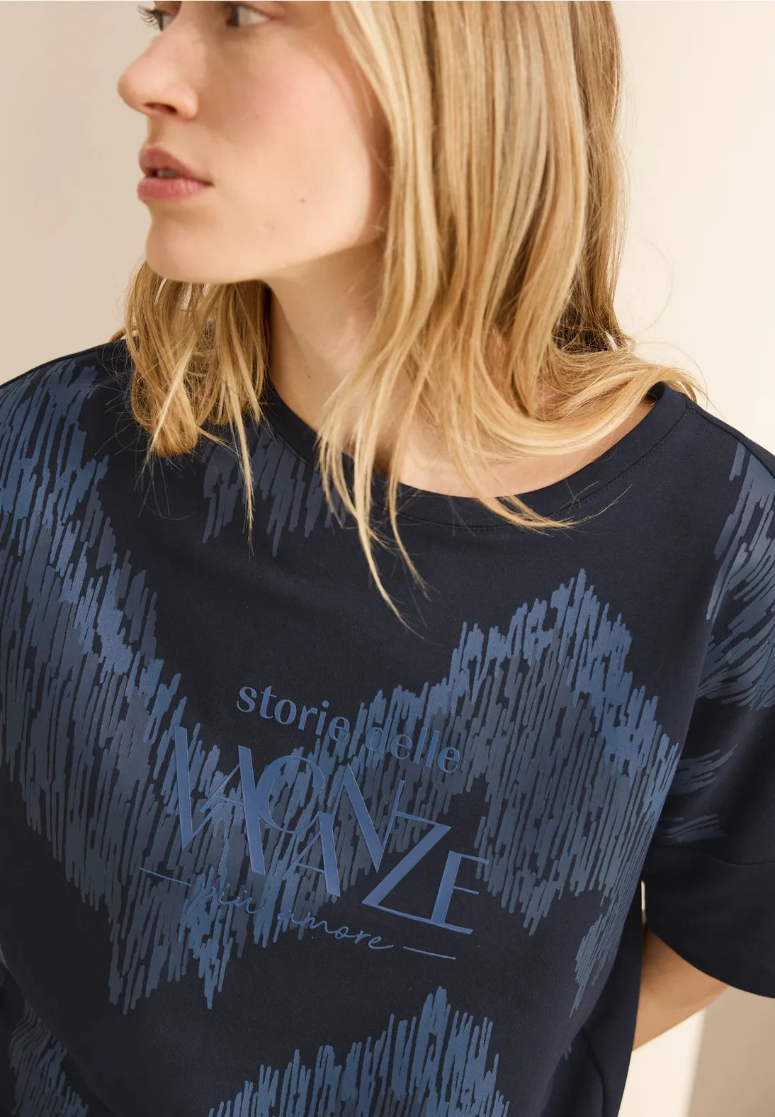 CECIL CAMISETA ESTAMPADO GRAFICO ELASTICA