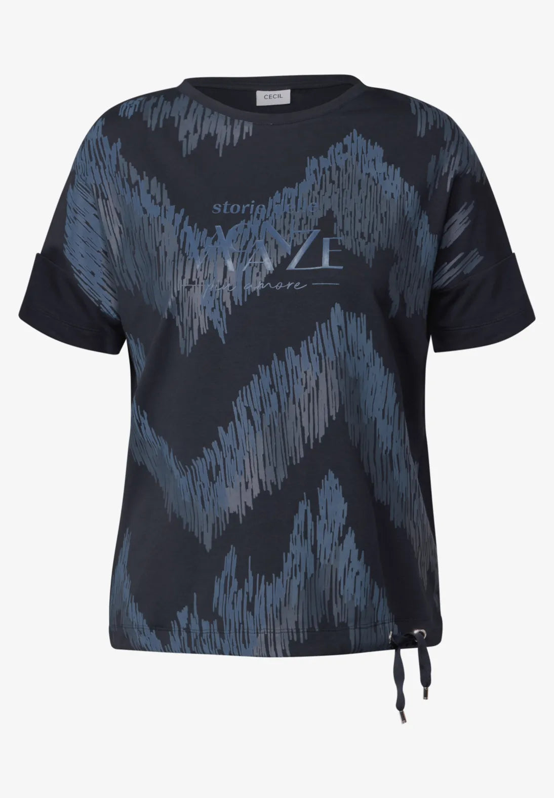 CECIL CAMISETA ESTAMPADO GRAFICO ELASTICA
