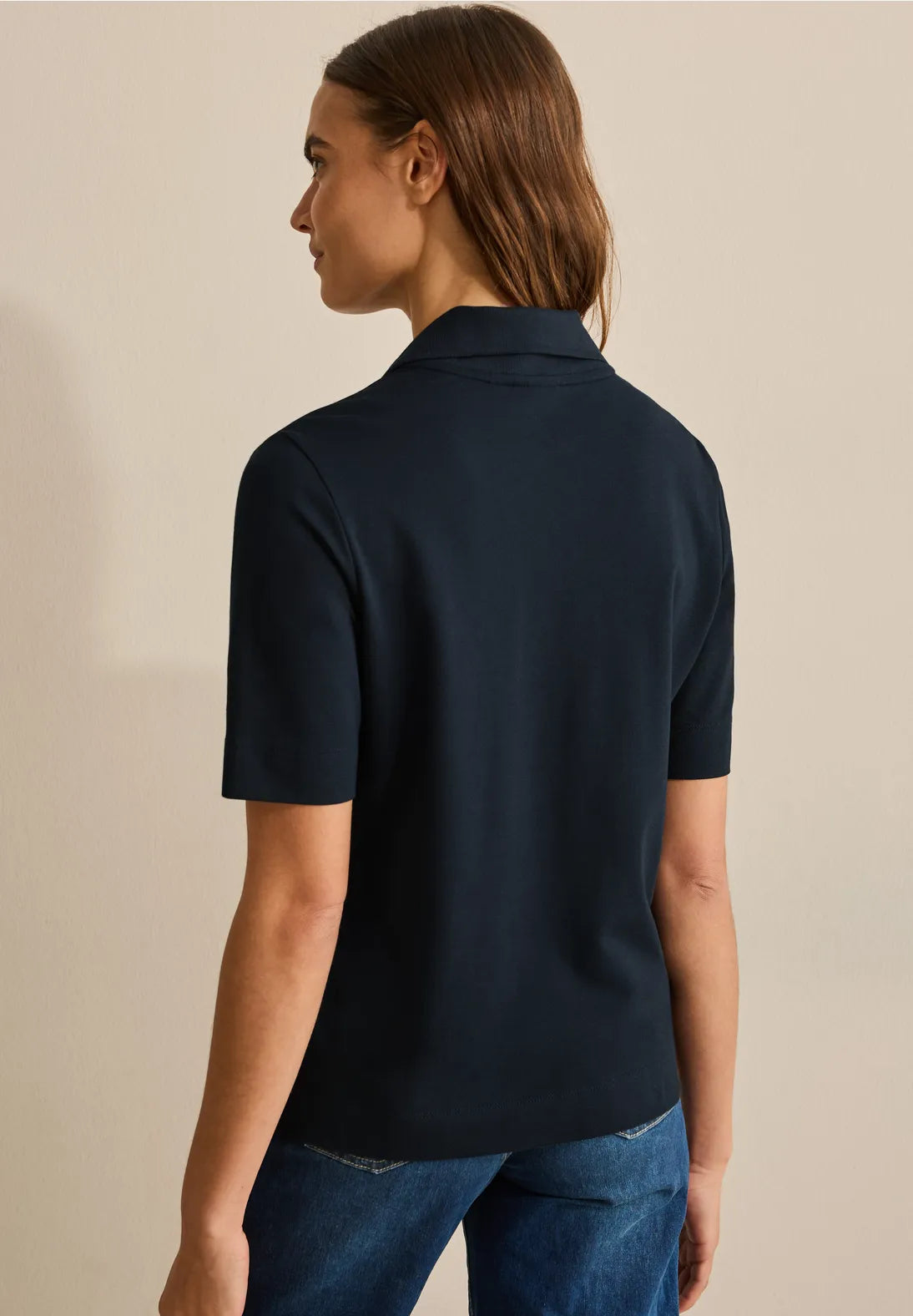 CECIL POLO PIQUE CUELLO CAMISERO CUELLO EN V