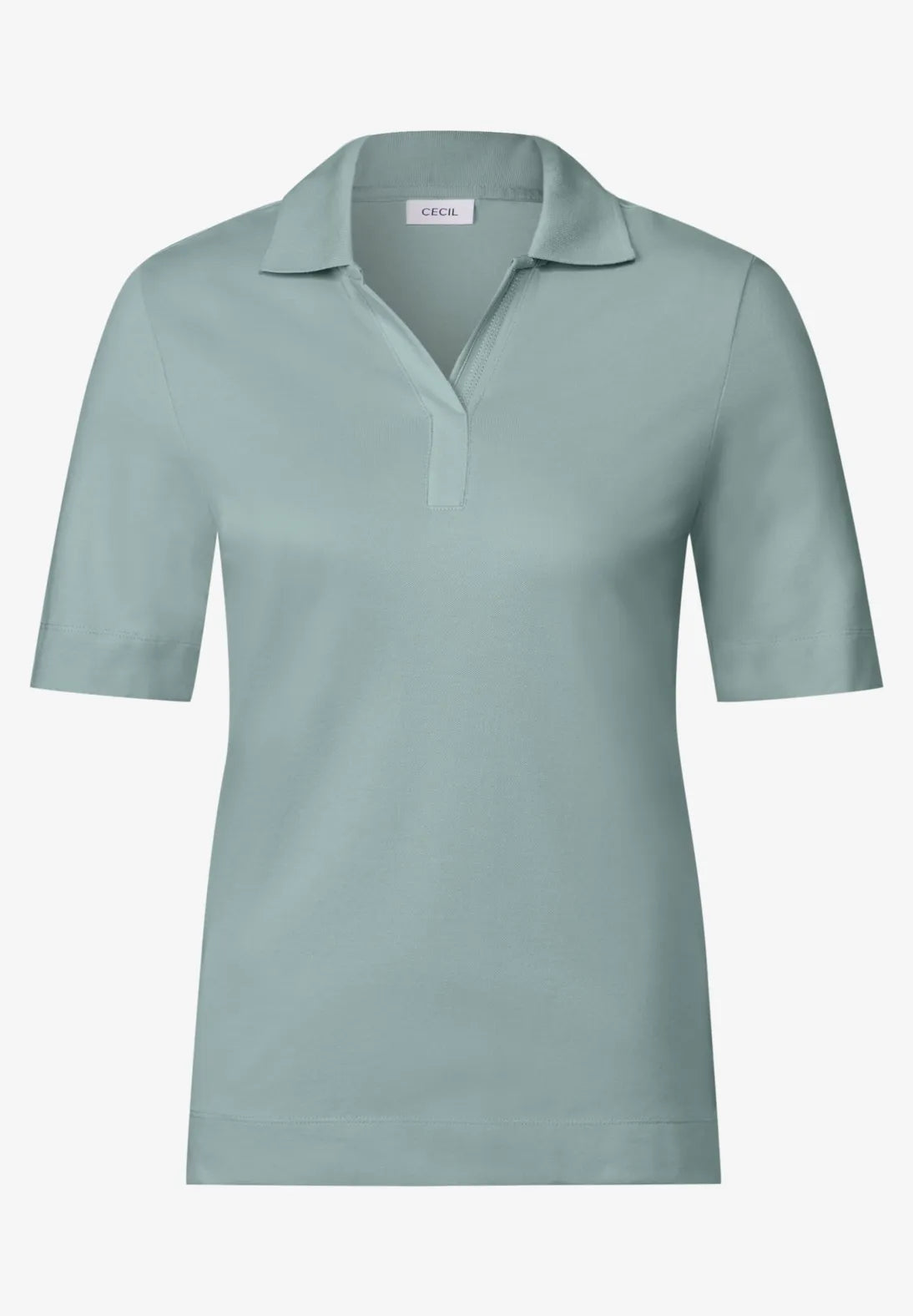 CECIL POLO PIQUE CUELLO CAMISERO CUELLO EN V