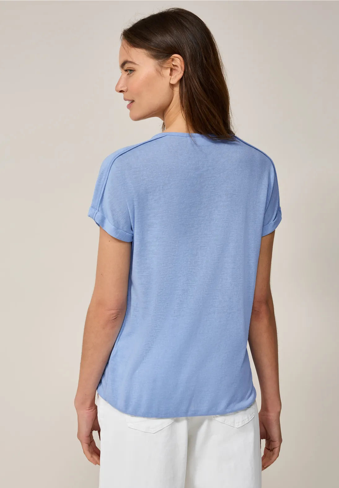 CECIL CAMISETA MANGA CORTA CUELLO EN PICO