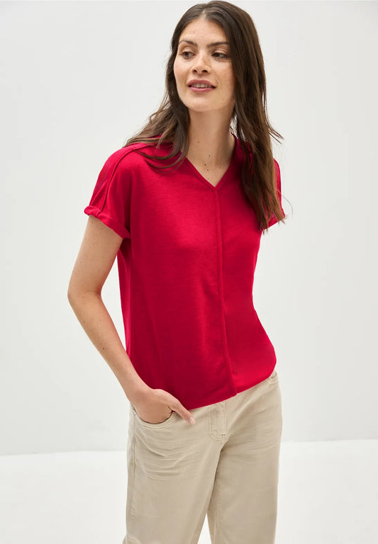 CECIL CAMISETA MANGA CORTA CUELLO EN PICO
