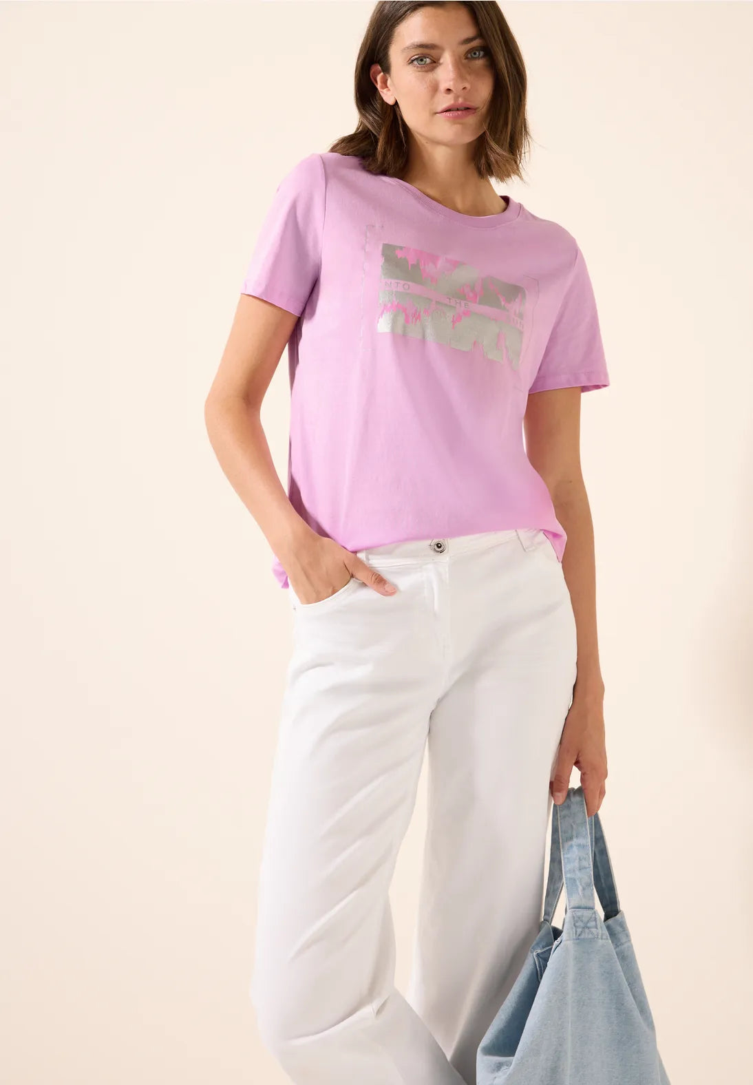 CECIL CAMISETA ESTAMPADA CUELLO REDONDO