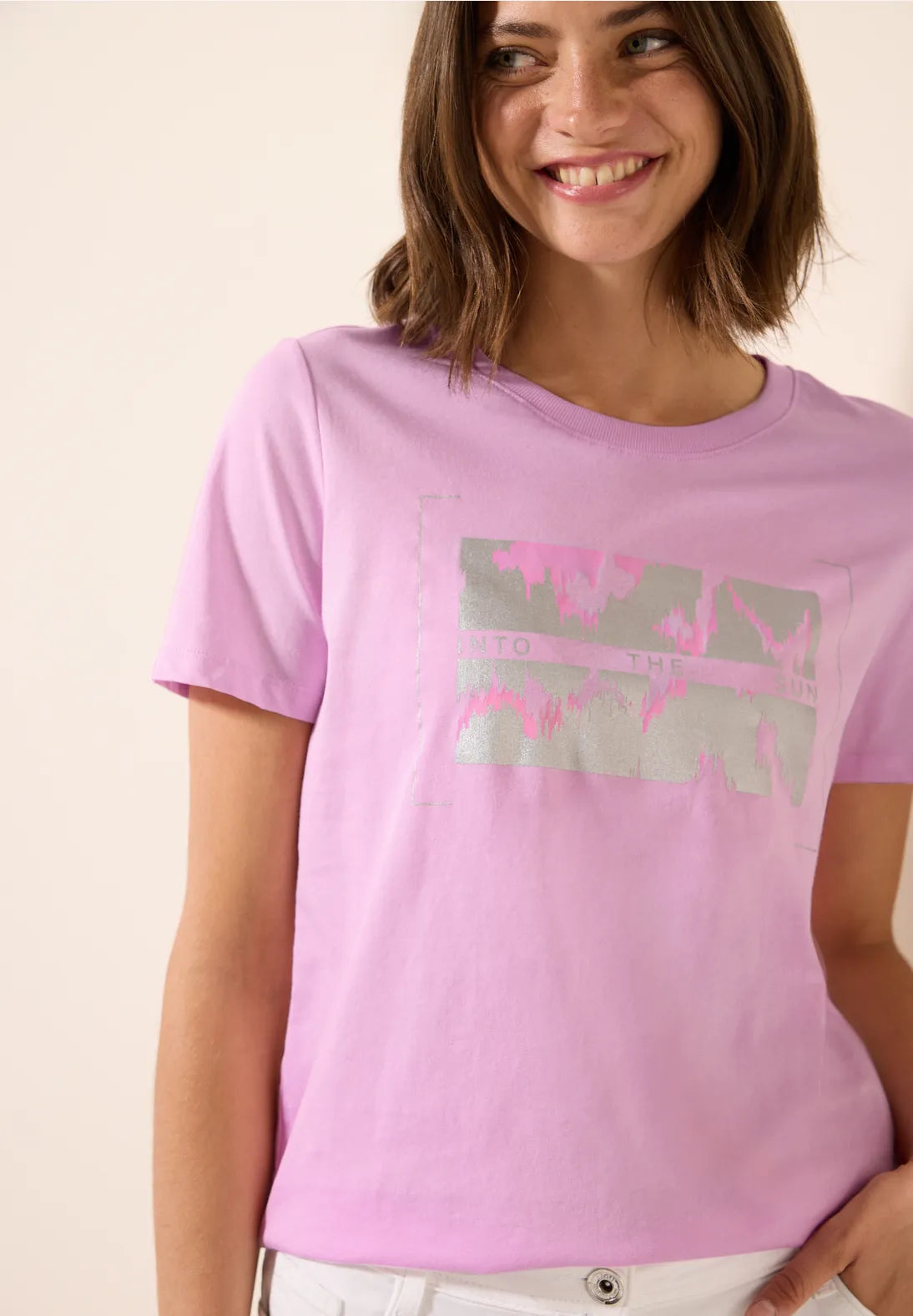 CECIL CAMISETA ESTAMPADA CUELLO REDONDO