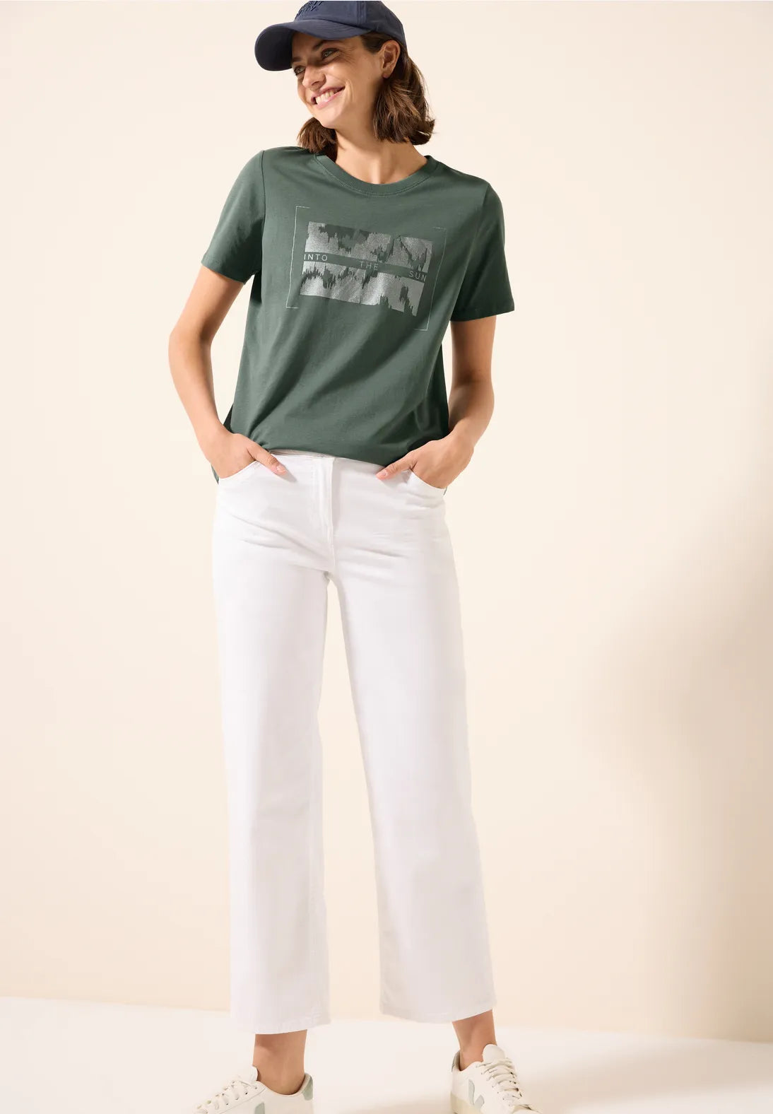 CECIL CAMISETA ESTAMPADA CUELLO REDONDO
