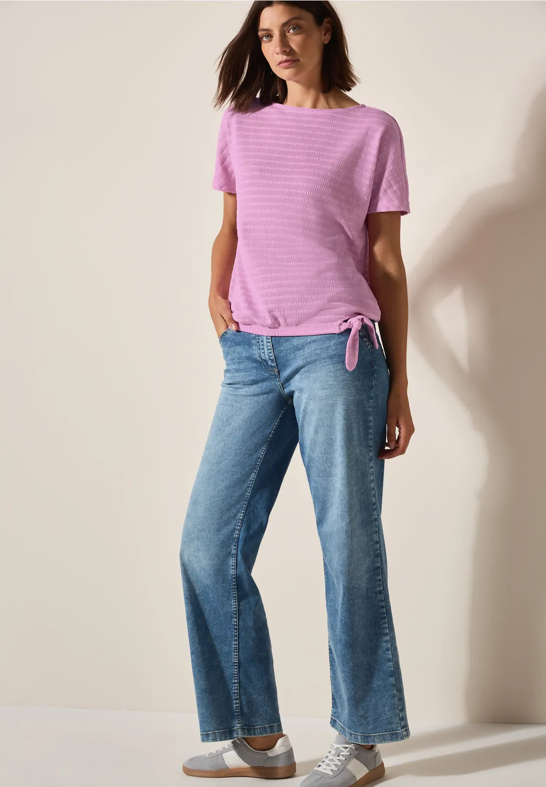 CECIL CAMISETA RAYAS DETALLE NUDO