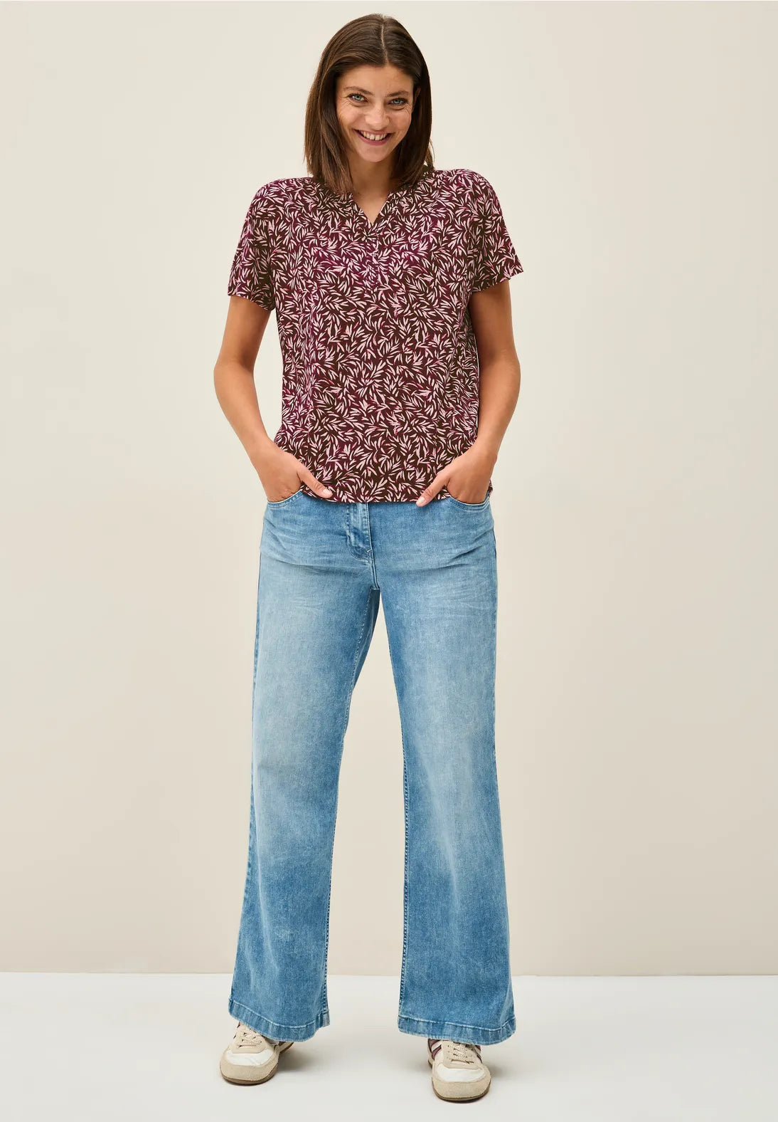 CECIL CAMISETA CON ESTAMPADO MINIMALISTA