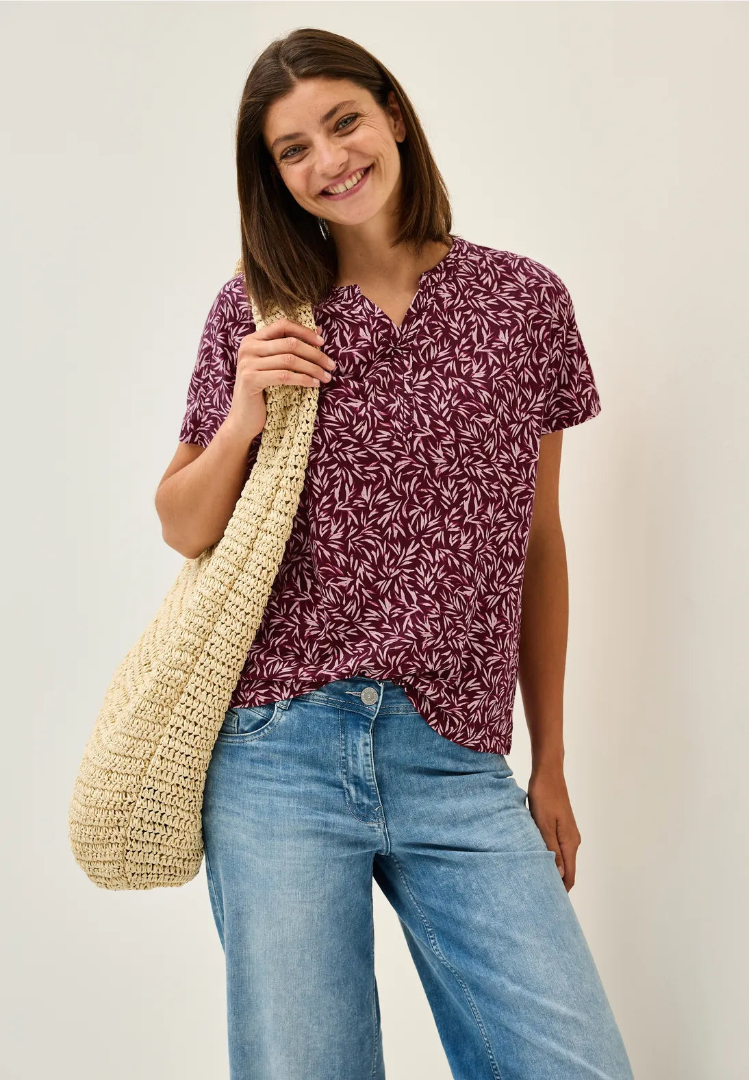 CECIL CAMISETA CON ESTAMPADO MINIMALISTA