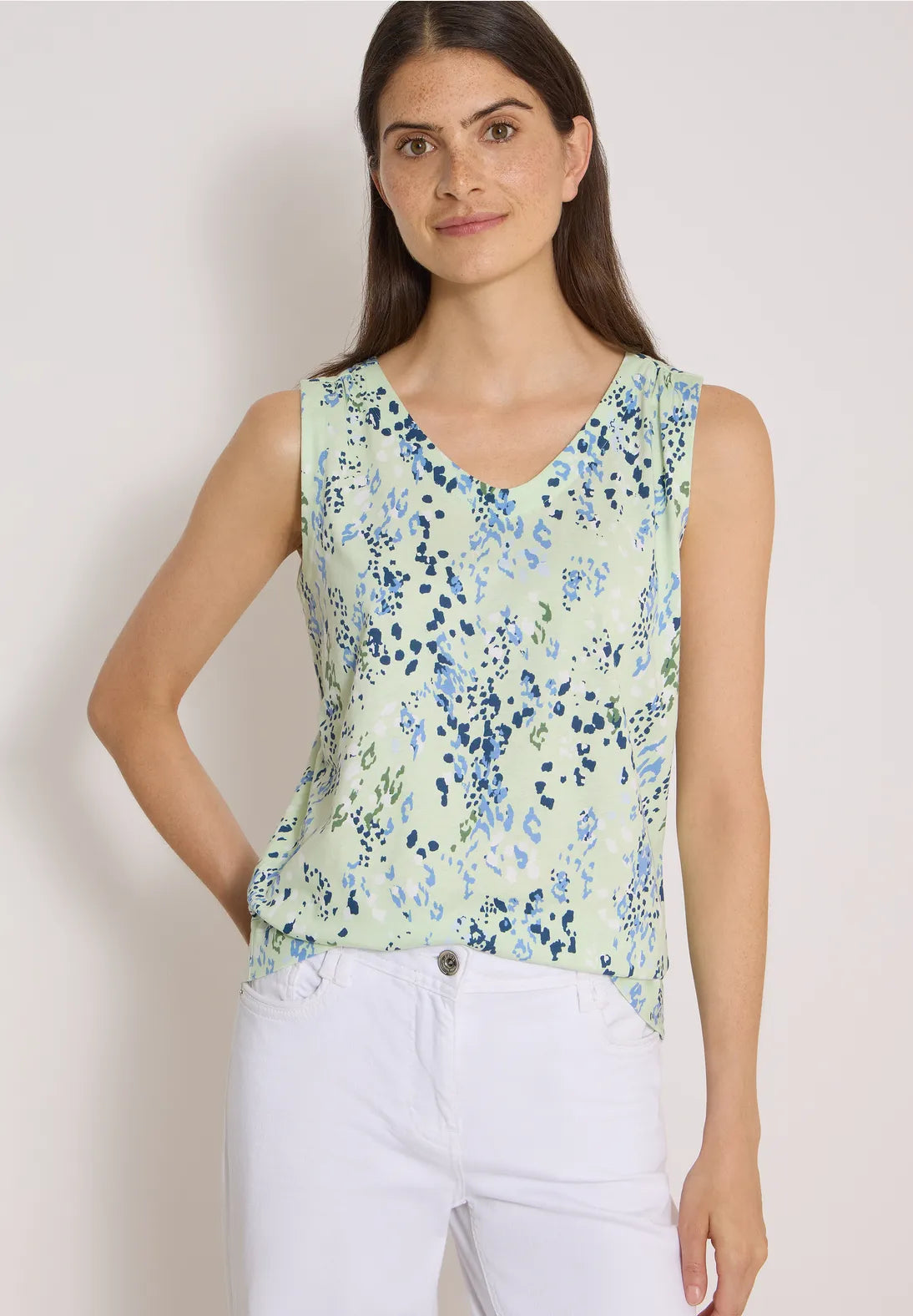 TOP DE TIRANTES ESTAMPADO CECIL