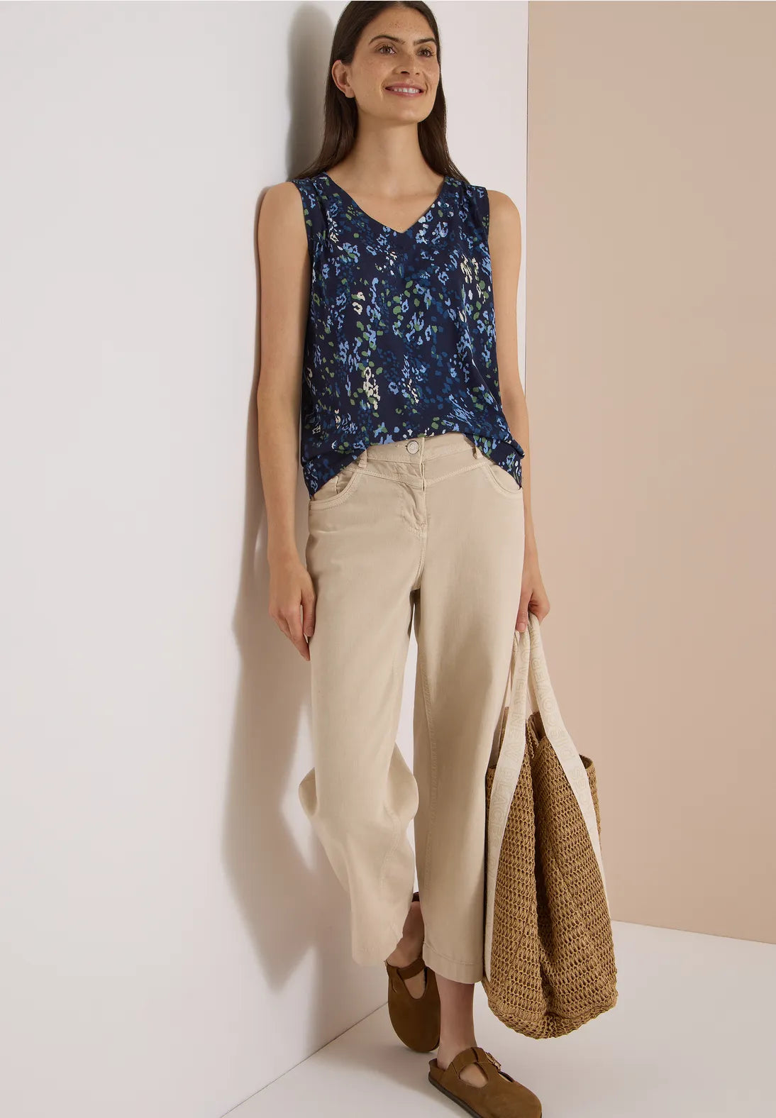 TOP DE TIRANTES ESTAMPADO CECIL