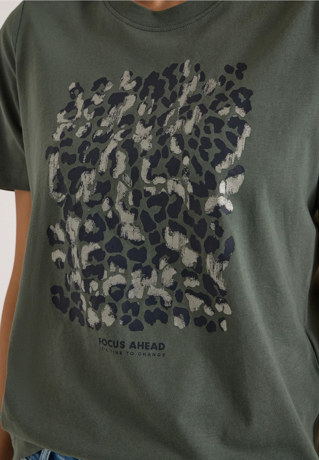 CAMISETA VERDE PRINT CECIL