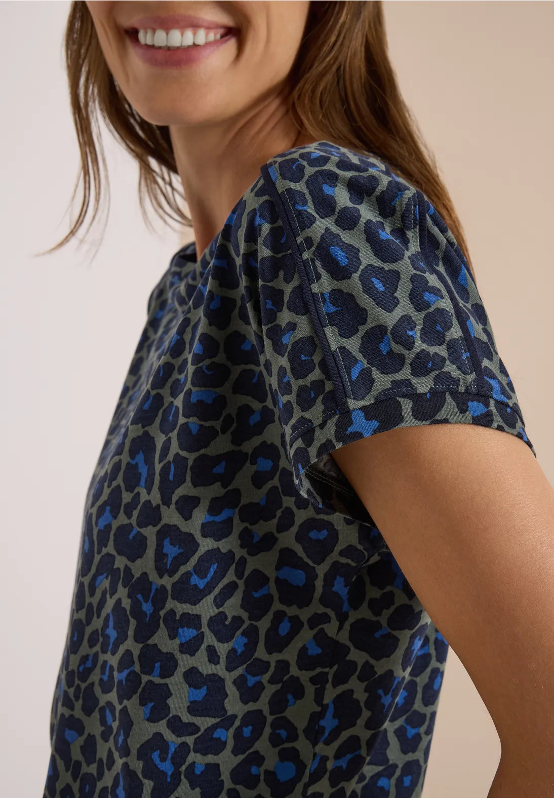 CAMISETA VERDE PRINT CECIL