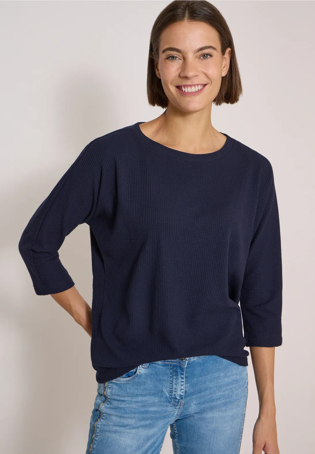 JERSEY DE PUNTO AZUL MARINO CECIL