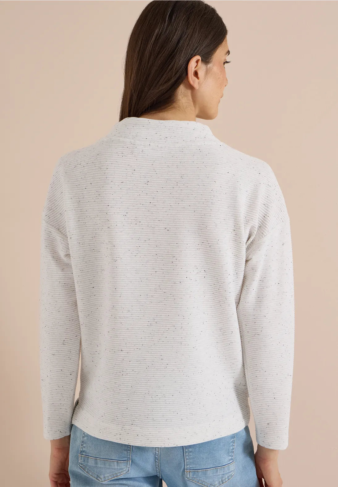 SUDADERA ASPECTO JASPEADO ESTILO DEPORTIVO CECIL