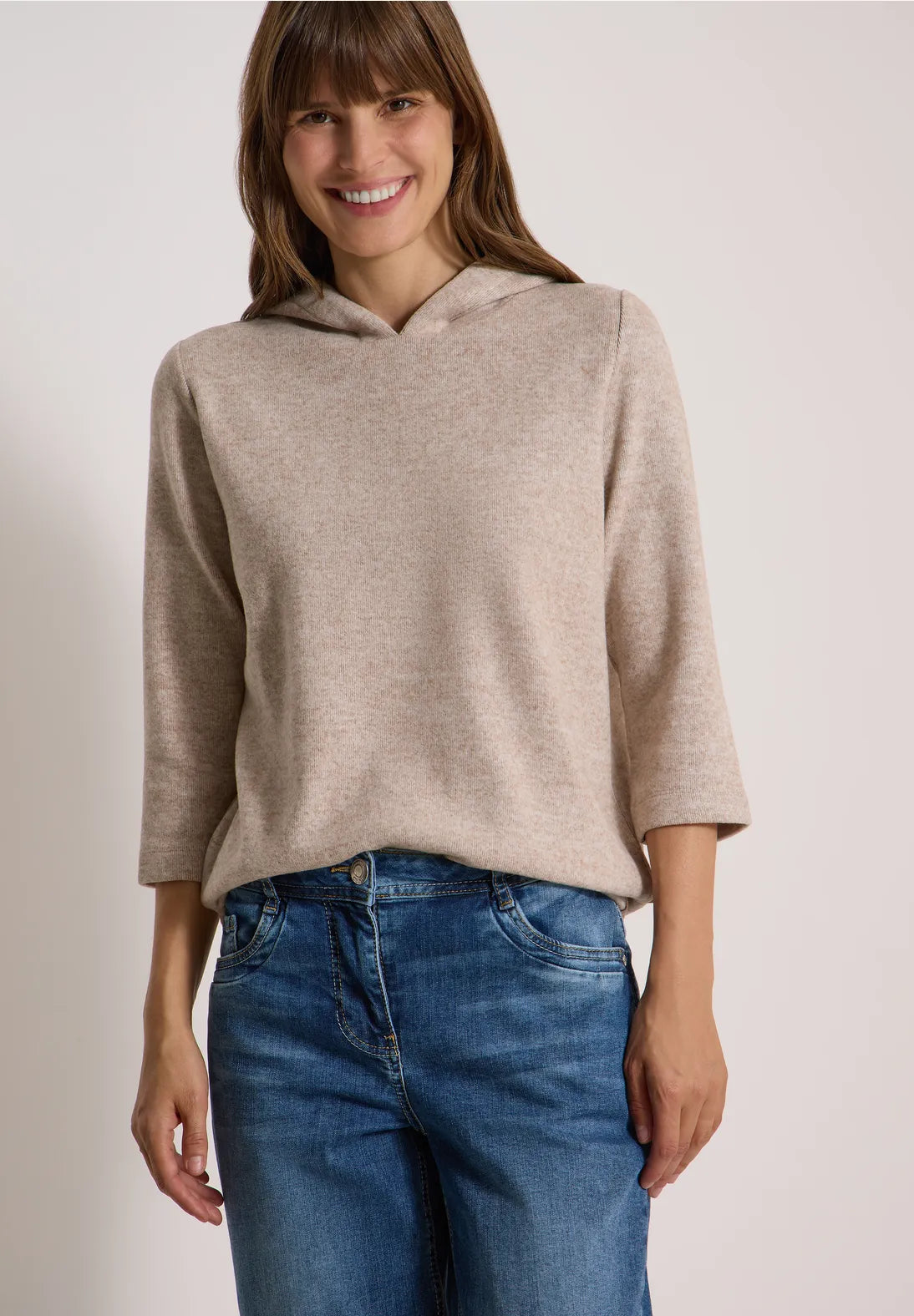 SUDADERA CON CAPUCHA DE VISCOSA CECIL