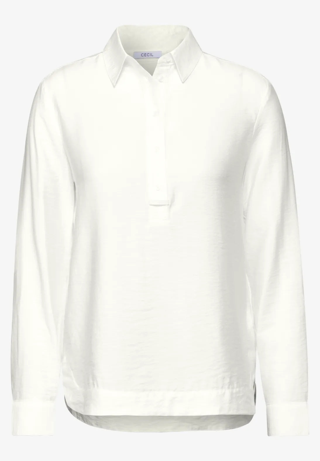 BLUSA MONOCOLOR CUELLO CAMISERO