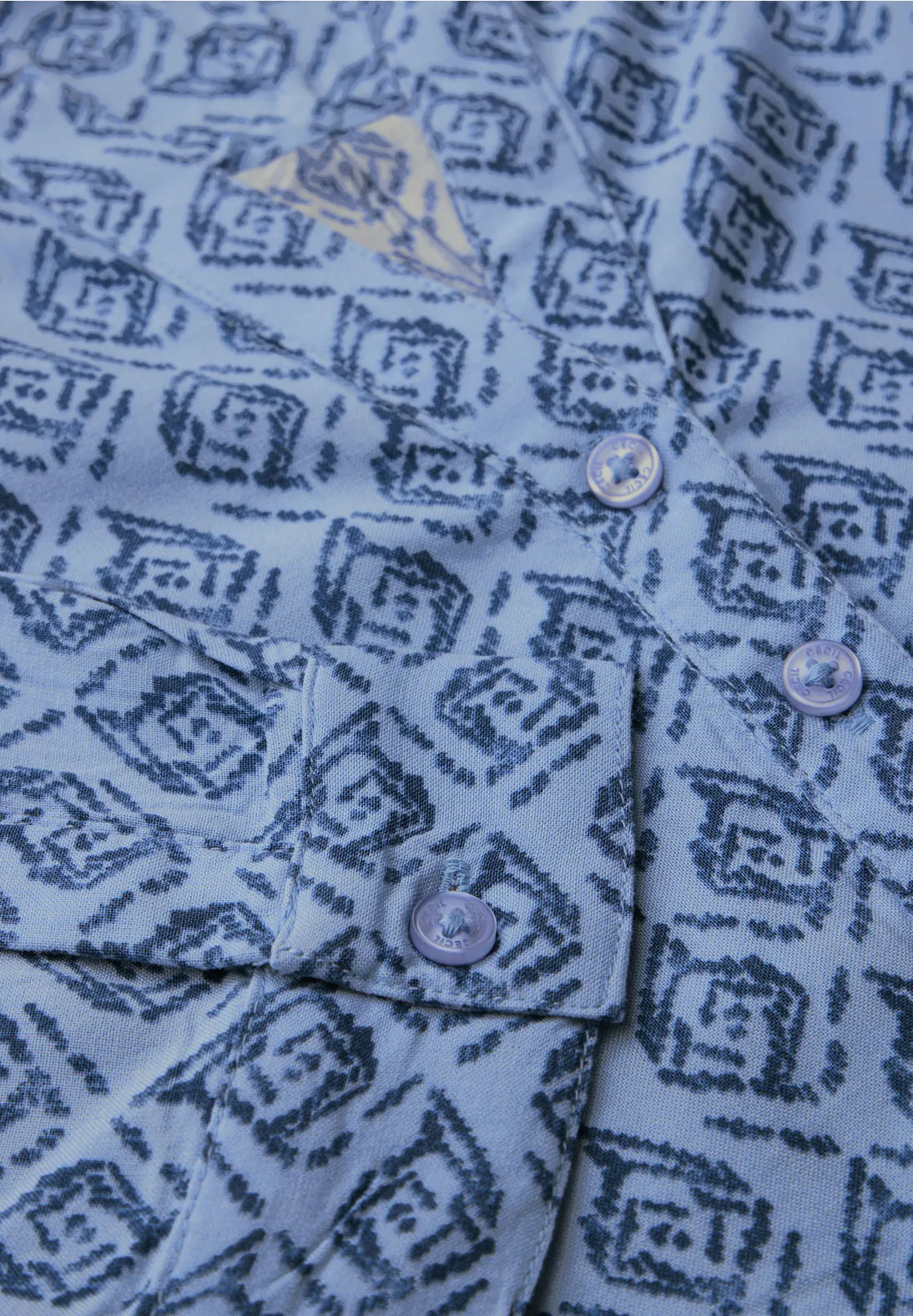 BLUSA TIPO TUNICA ESTAMPADA