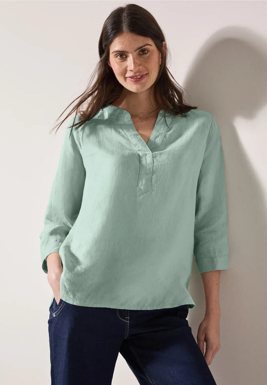 CECIL BLUSA DE LINO MANGA 3/4