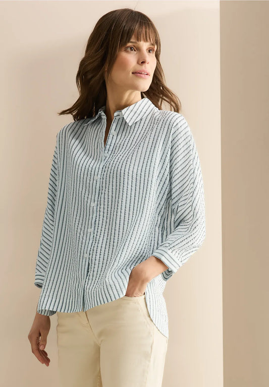 CECIL BLUSA CAMISERA CON CUELLO CAMISERO
