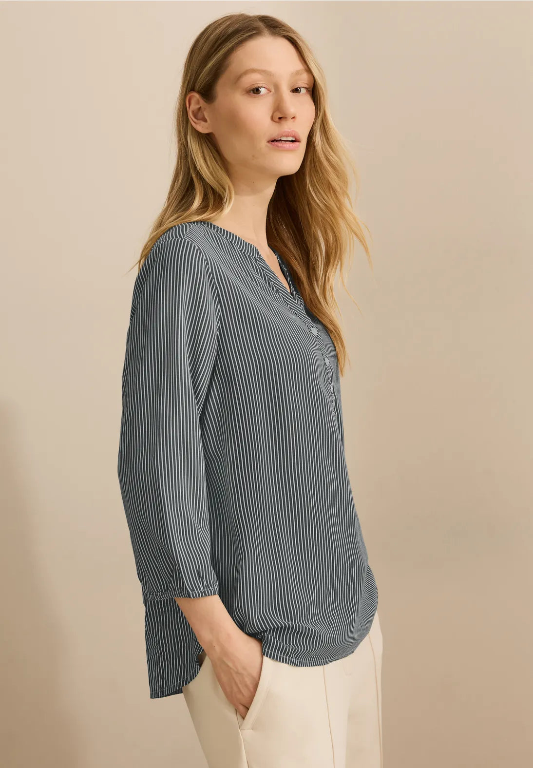 CECIL BLUSA A RAYAS MANGA 3/4