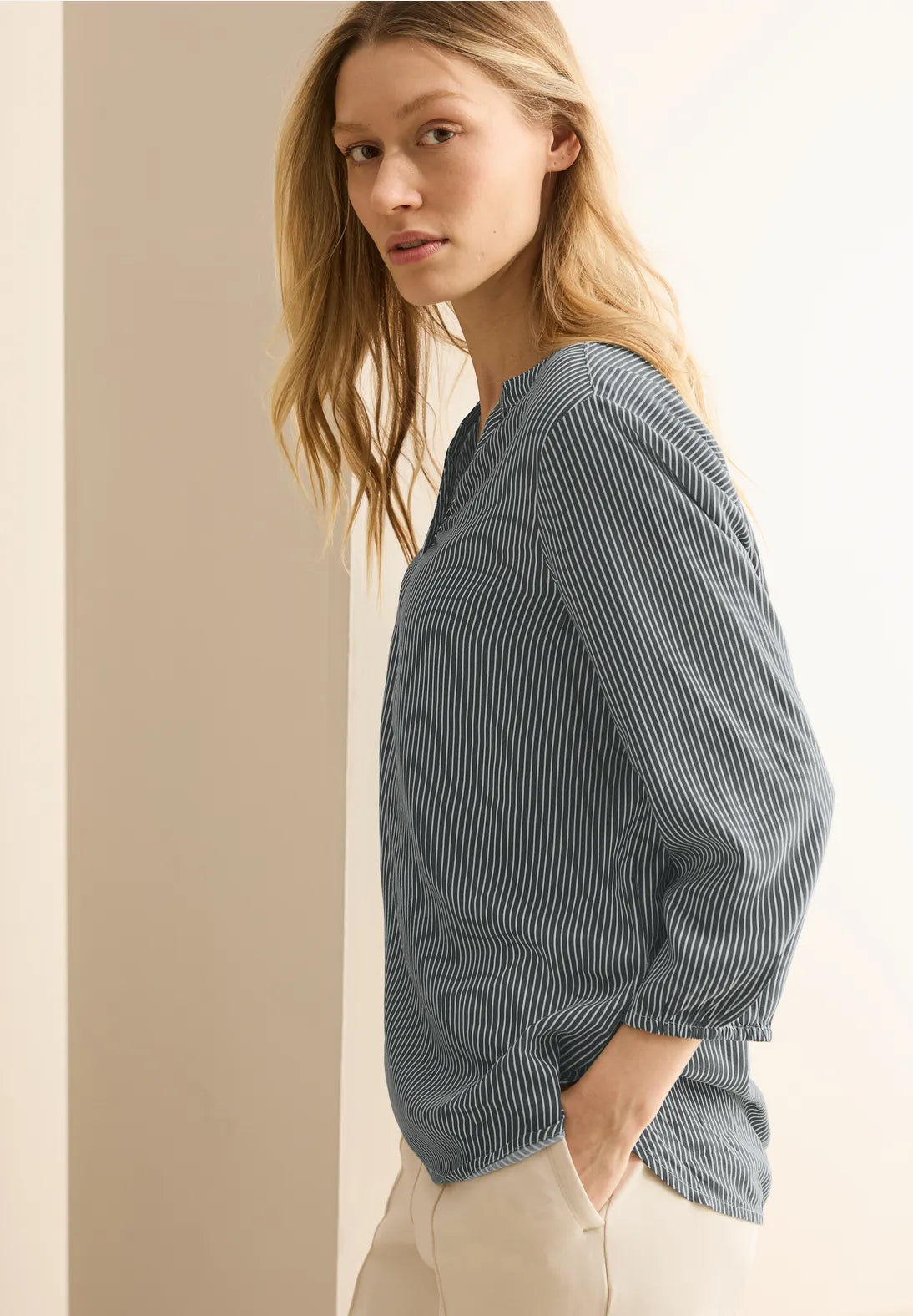 CECIL BLUSA A RAYAS MANGA 3/4