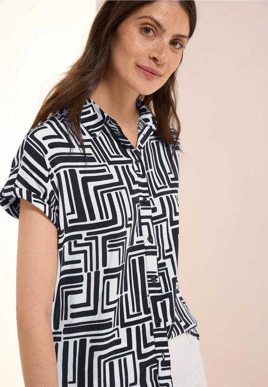 CECIL BLUSA SIN MANGAS ESTAMPADA