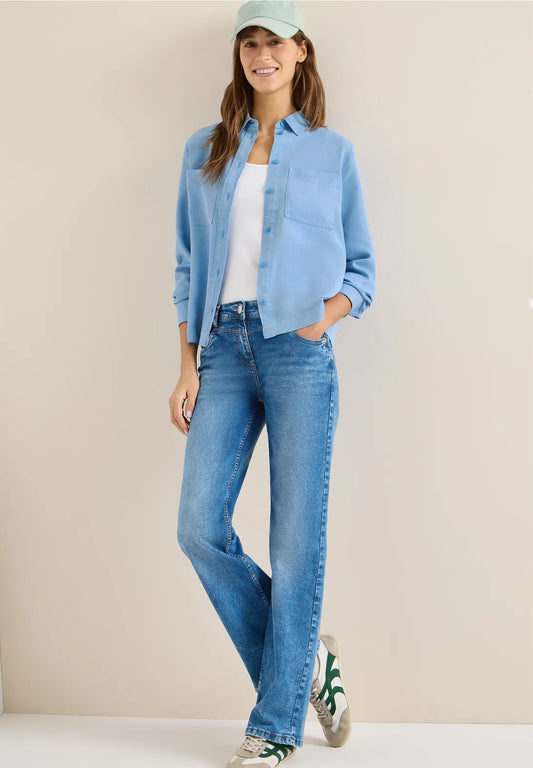 EN3CALAFELL BLUSA DENIM CAMISERA CECIL