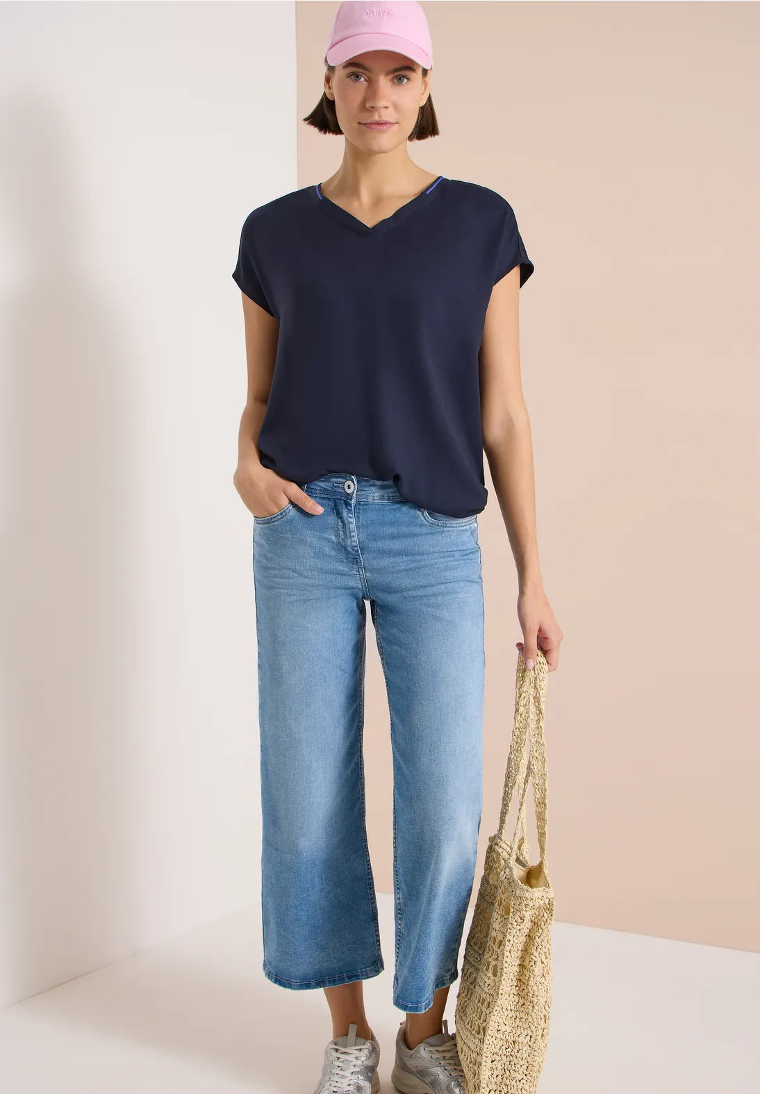 CAMISETA TIPO BLUSA CON TEXTURA STREET ONE