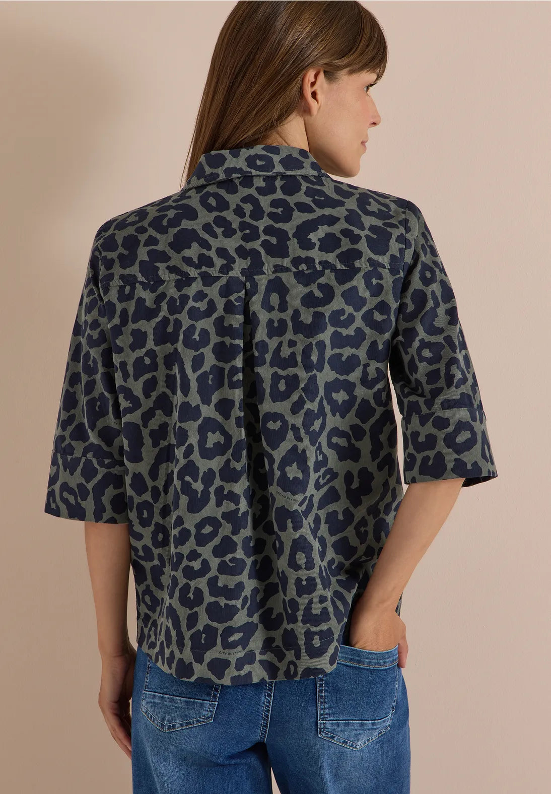 SOBRECAMISA DE PANA ANIMAL PRINT CECIL