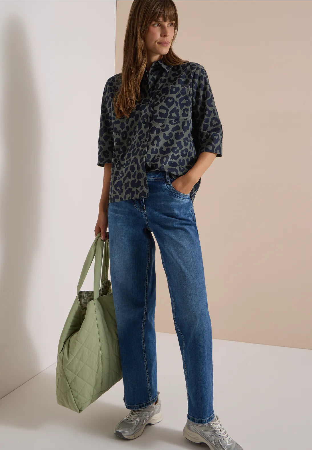SOBRECAMISA DE PANA ANIMAL PRINT CECIL