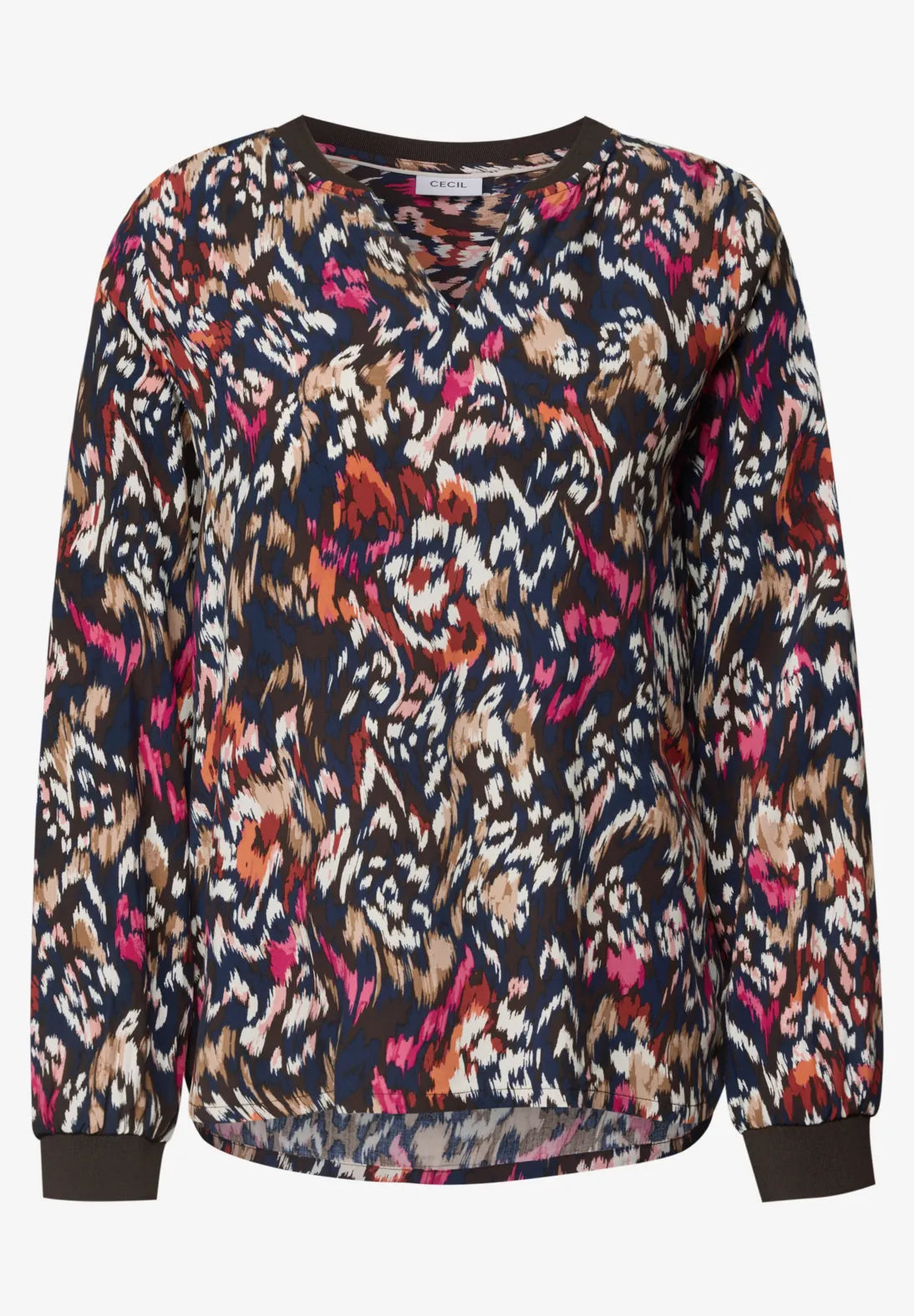 Blusa escotada estampada Cecil. EspritCalafell