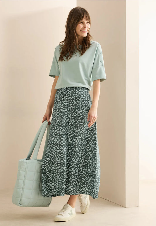 CECIL FALDA ESTAMPADA CINTURA ELASTICA