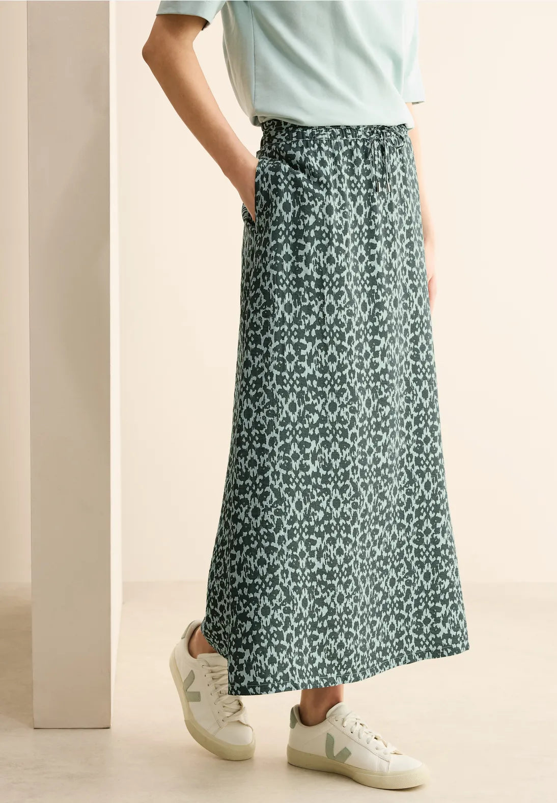CECIL FALDA ESTAMPADA CINTURA ELASTICA