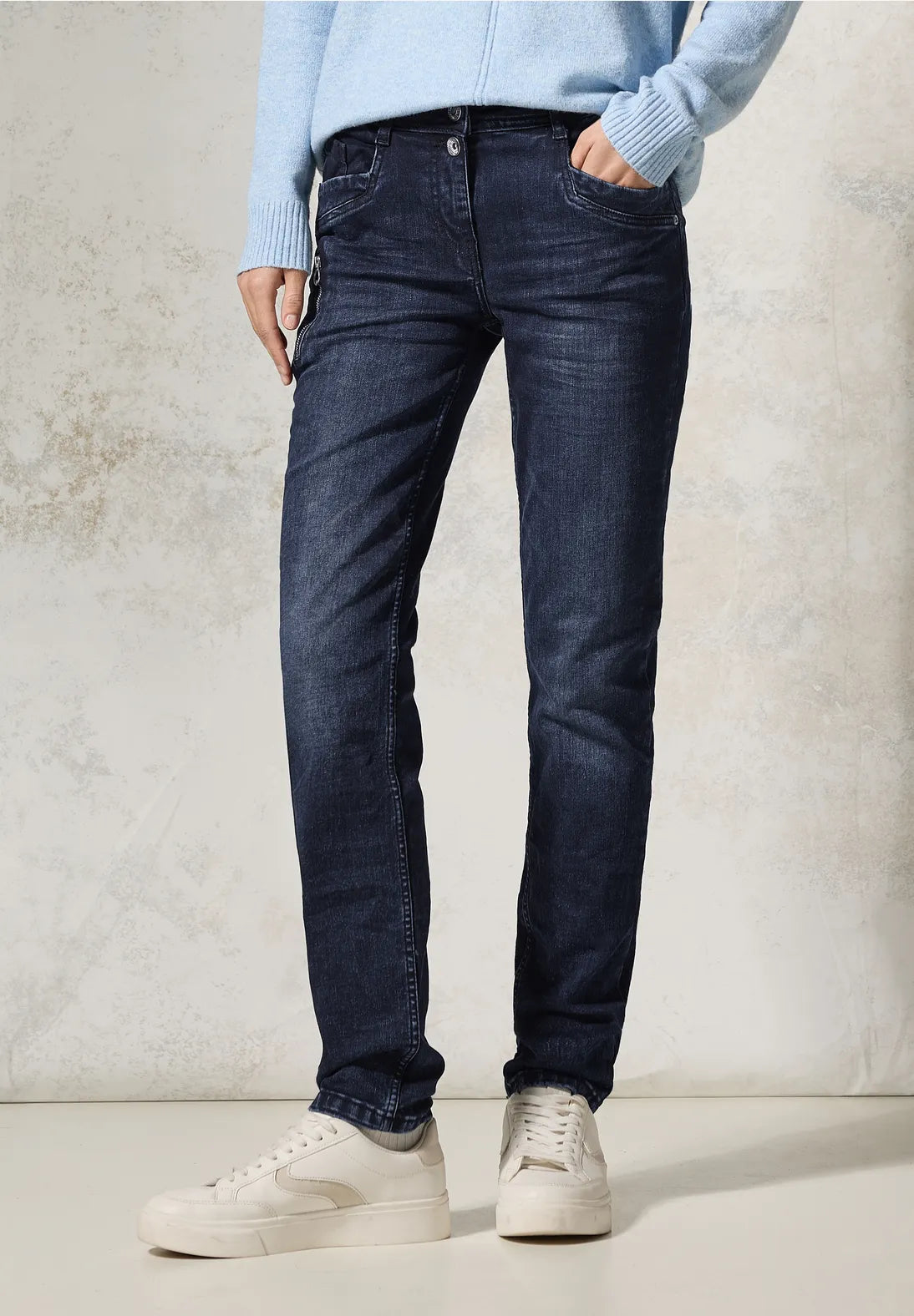TEJANO SLIM FIT CON DETALLE CREMALERA