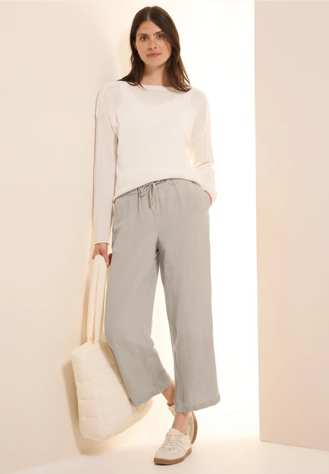 CECIL PANTALON LINO CINTURA ELASTICA