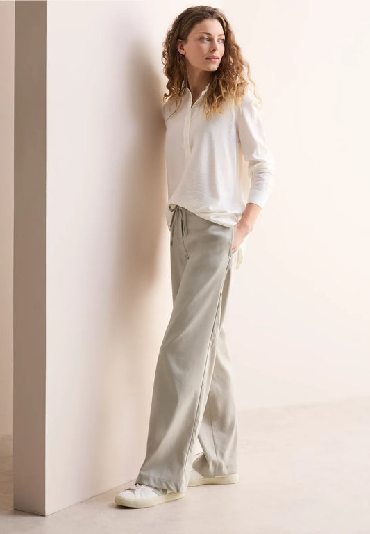 CECIL PANTALONES ANCHOS CON DETALLES BRILLANTES