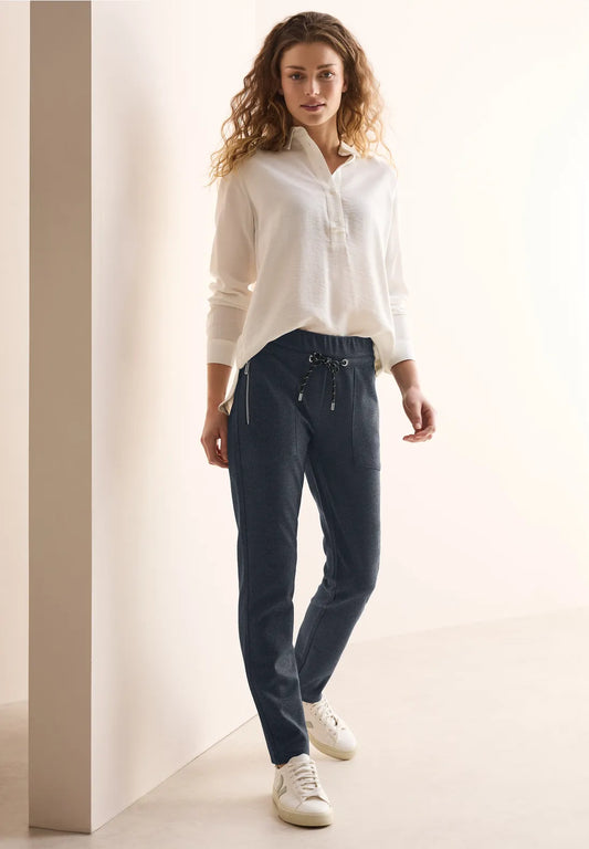 CECIL PANTALONES DE TALLE MEDIO PIERNA ESTRECHA CON CREMALLERAS