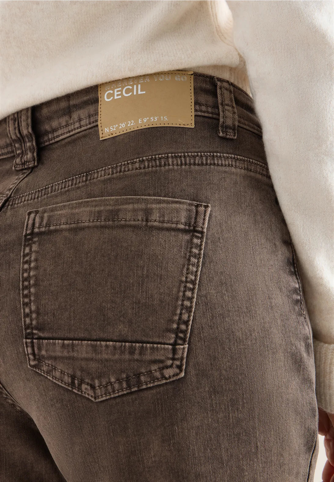 CECIL TEJANO HOLGADOS DE PIERNA ANCHA