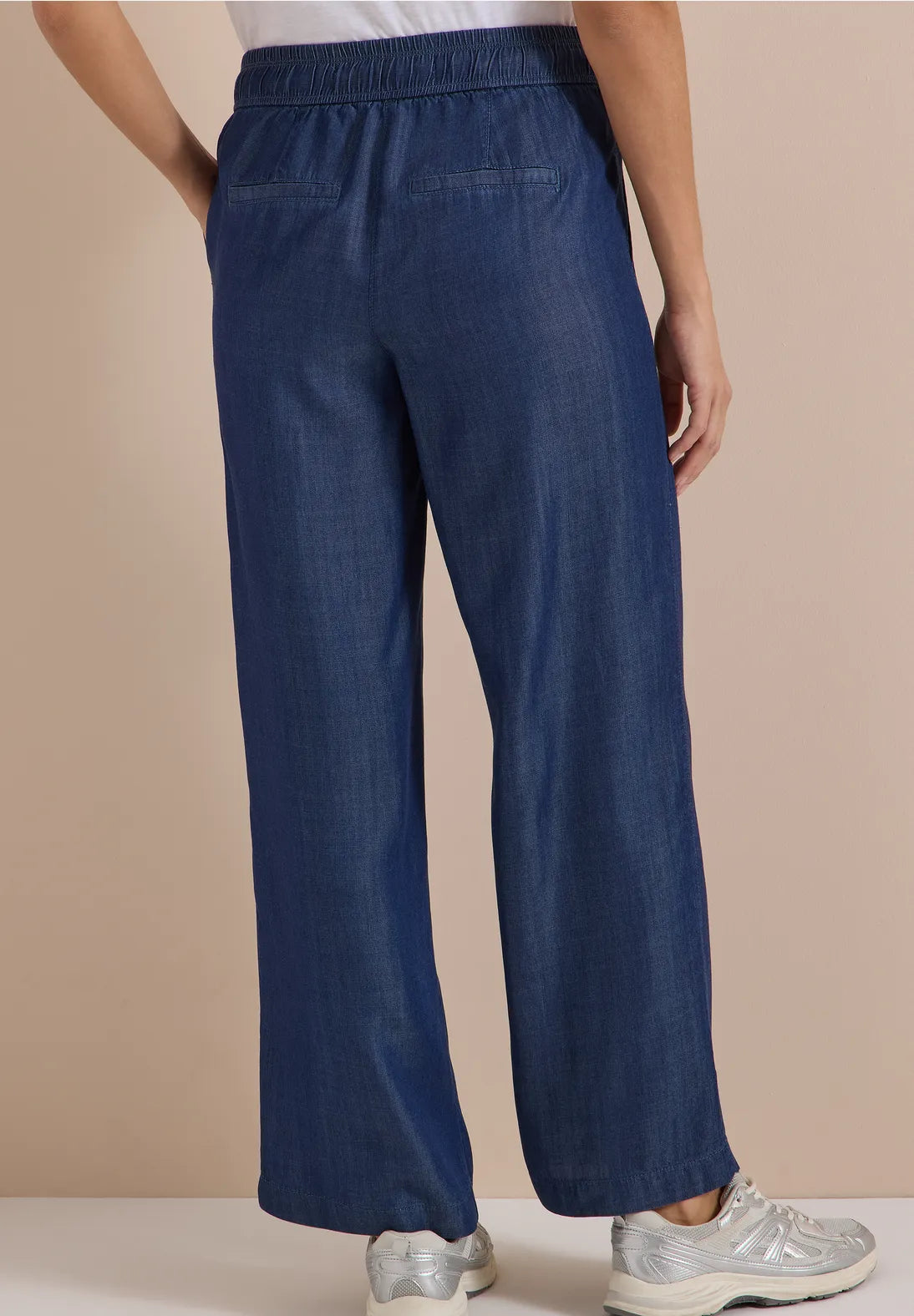 PANTALONES DE LYOCEL PIERNA ANCHA CECIL