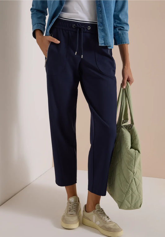 PANTALONES DE PUNTO ELASTICOS ESTILO DEPORTIVO CECIL