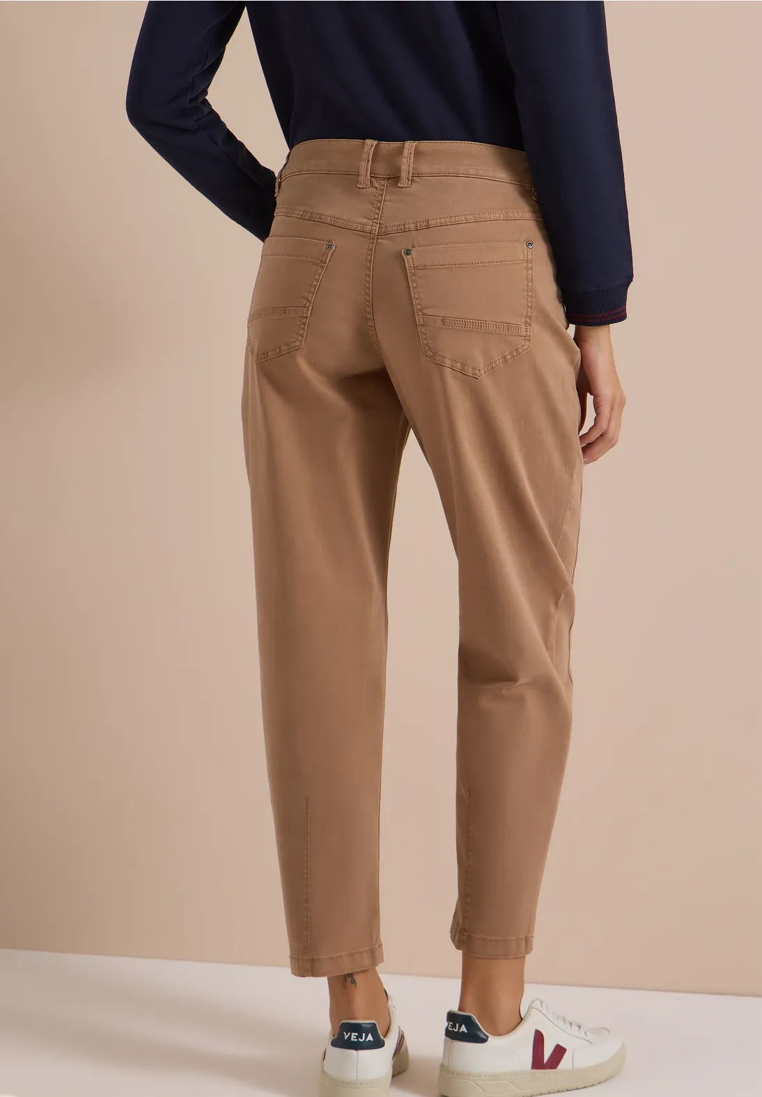 PANTALONES MARRONES ASPECTO LAVADO CECIL