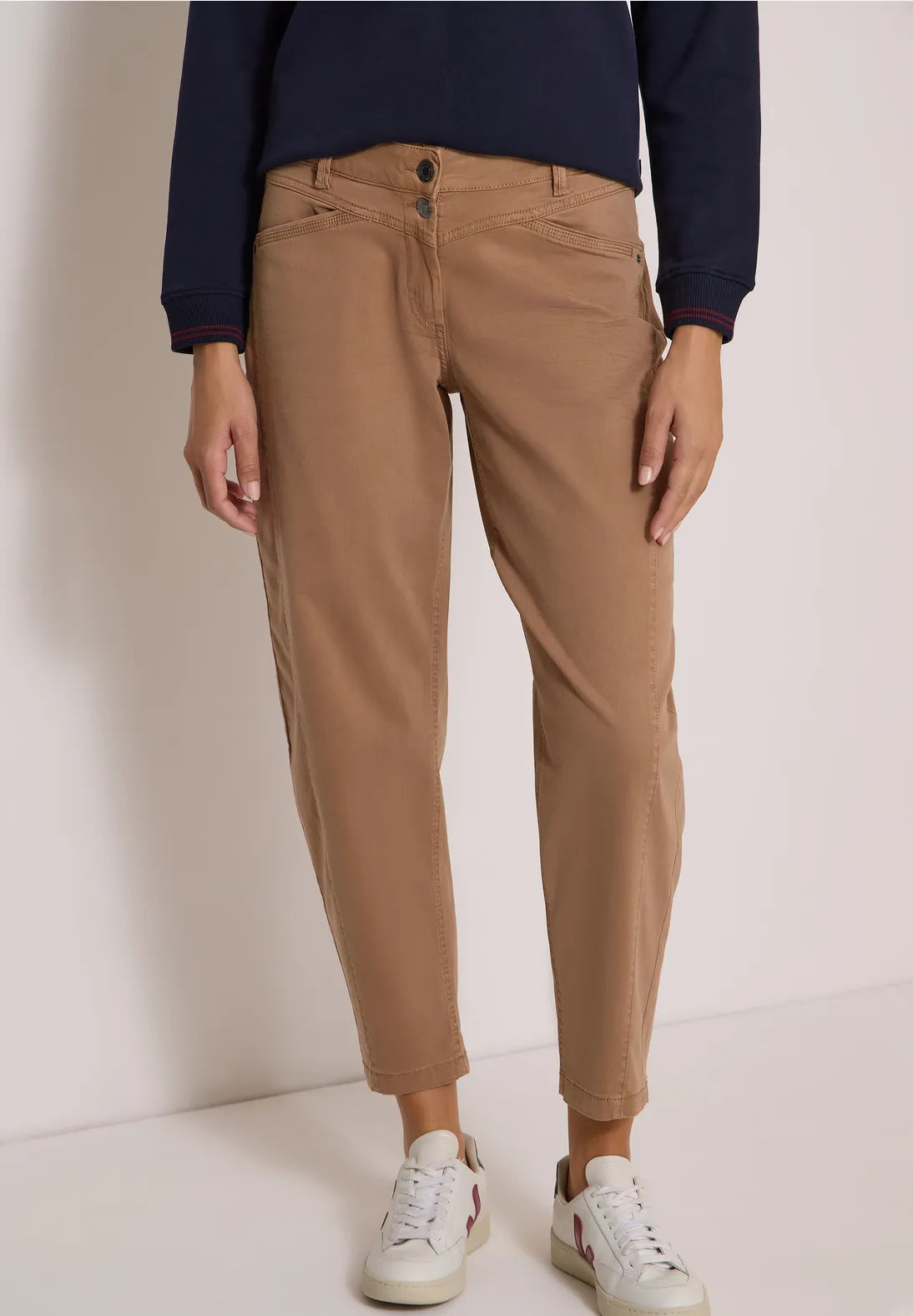 PANTALONES MARRONES ASPECTO LAVADO CECIL