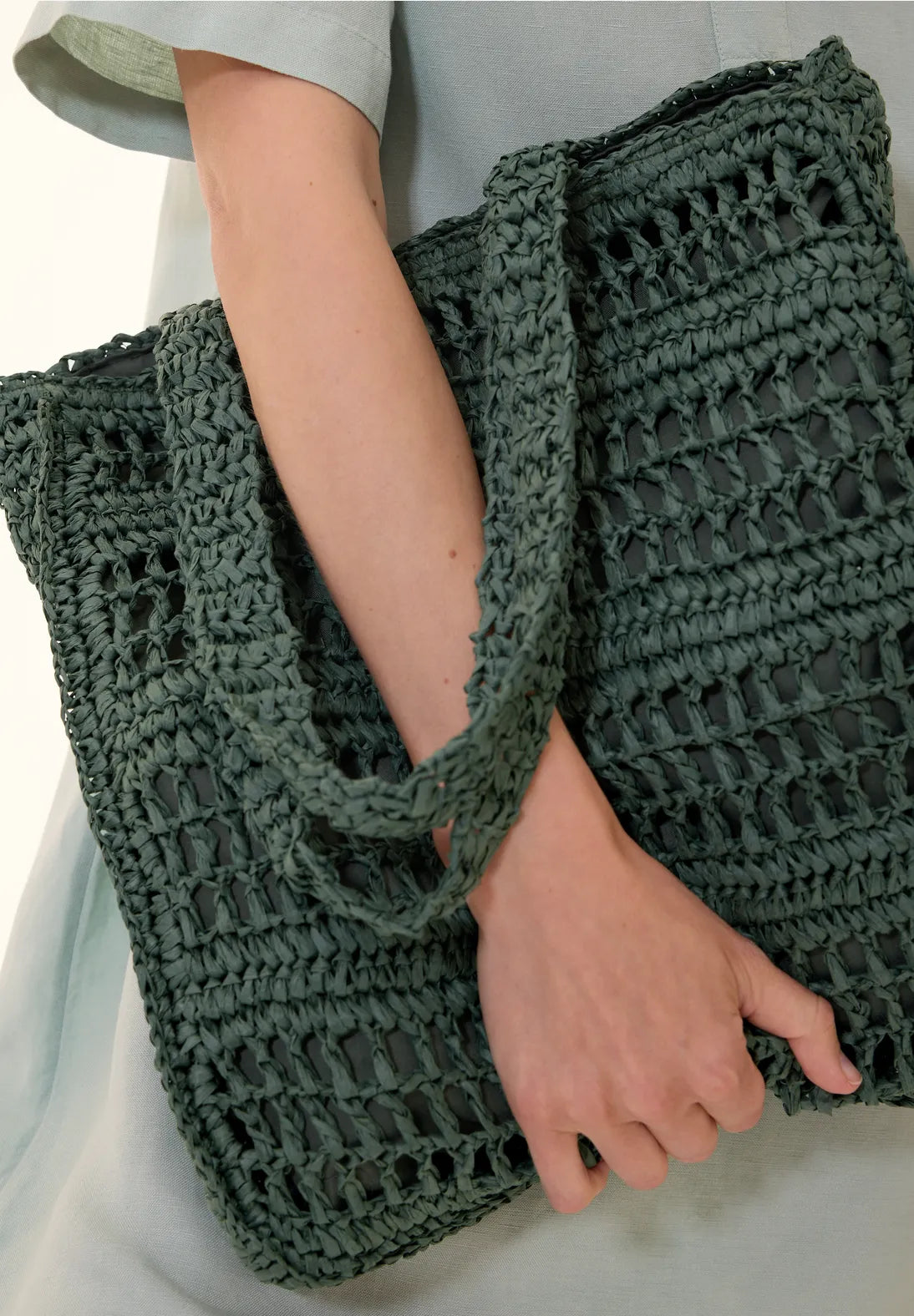 CECIL BOLSO TIPO CROCHET VERDE