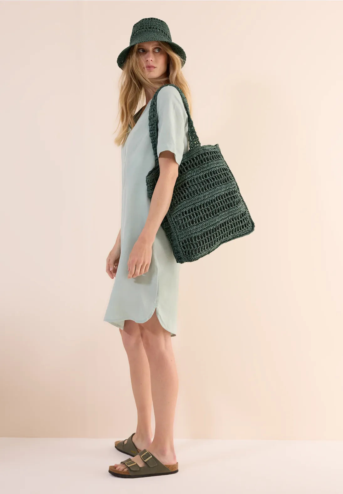 CECIL BOLSO TIPO CROCHET VERDE