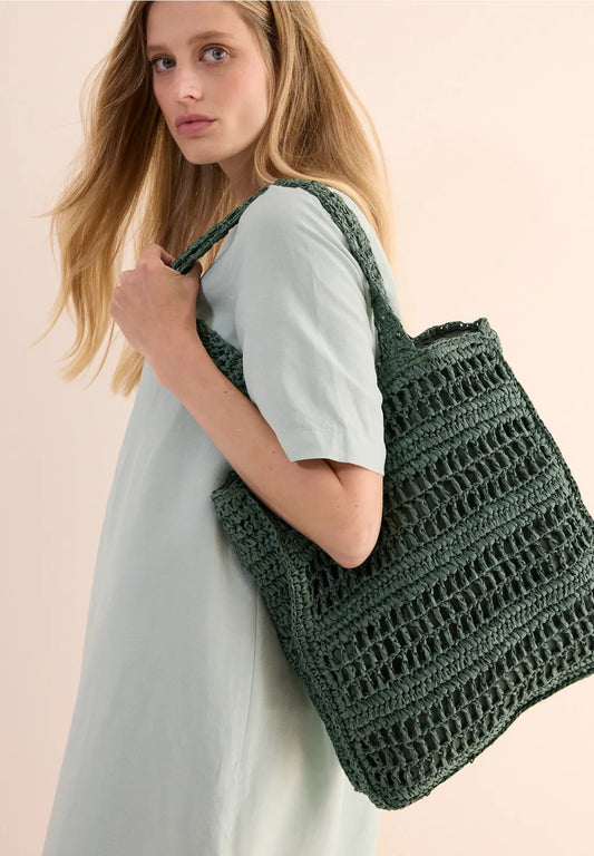 CECIL BOLSO TIPO CROCHET VERDE